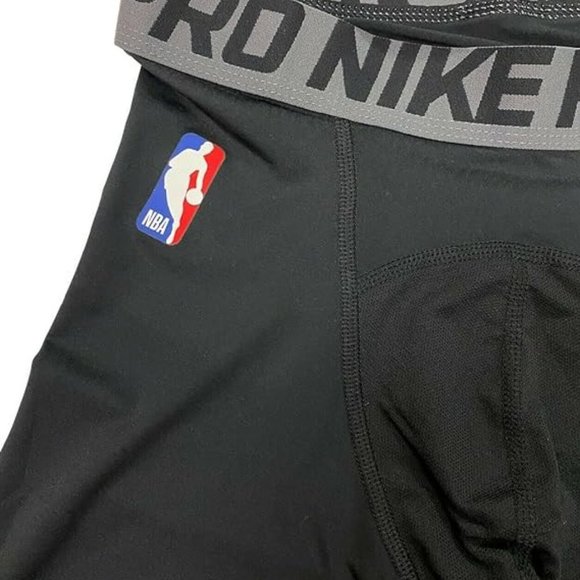 Nike Pro Authentic NBA Player Issued Basketball Compression Shorts - Picture 3 of 3